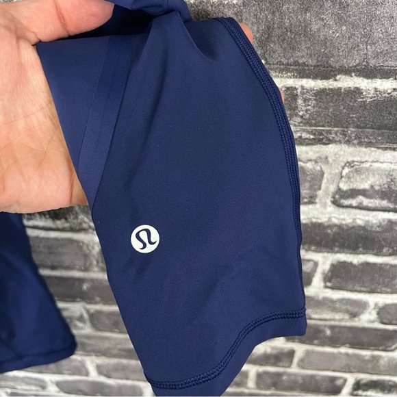 Lululemon Blue On Track Crop Leggings 19" Hero Blue - size 2 - Picture 3 of 9